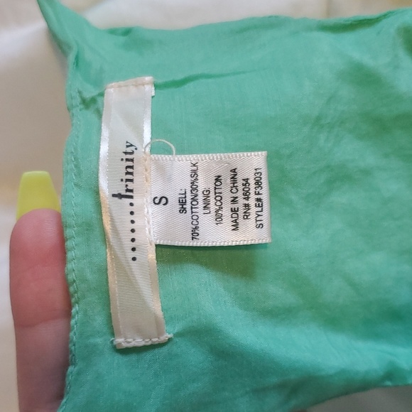 Green Trinity Racer Back Tank Top - Picture 6 of 6